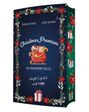 Cover von "Christmas Promises": Namen "Sienna Danes" und "Lizzy Jacobs", Titel in weißer Schrift, Schlittenillustration.