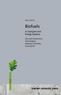 „Biofuels in Transport and Energy Systems.“ Grauer Hintergrund, grünes Blatt, „bremen university press“ unten.