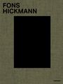 Text: "FONS HICKMANN" und "slanted". Grüner, texturierter Hintergrund mit einem großen, schwarzen Rechteck in der Mitte.