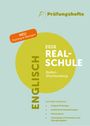Logo "Prüfungshefte", Text: "ENGISCH", "2026 REALSCHULE Baden-Württemberg", Lernheft inkl. Original-Prüfungen, etc. Farbig.
