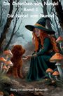 „Die Chroniken vom Nundel Band 1 Die Nebel vom Nundel“ steht über einem Mädchen mit rotem Haar neben einem Hund im Wald.