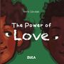 Text: "Amie Savage", "The Power of Love", "ZULA". Illustration zweier fröhlicher Gesichter vor grünem Hintergrund.