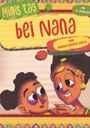 "Mimis Tag bei Nana", ab 4 Jahren, von Hanna Tadesse Haile. Illustration: Zwei Figuren, eine ältere und eine jüngere Person.