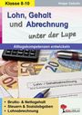 Holger Cebulla: Lohn, Gehalt und Abrechnung unter der Lupe / Alltagskompetenz entwickeln, Buch