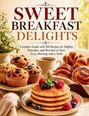 "SWEET BREAKFAST DELIGHTS" steht oben. Darunter Muffins, Pfannkuchen mit Beeren und Gebäck. Ein gemütliches Frühstücksset.
