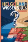 „HELGO LAND WISSENS QUIZ“ über Illustration einer Küste mit großem Fragezeichen. „100 Fragen - 400 Antworten“.