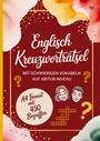 „Englisch Kreuzworträtsel mit schwierigen Vokabeln auf Abitur-Niveau. A4 Format mit 450 Begriffen.“ Illustrationen.