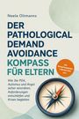 Text: „DER PATHOLOGICAL DEMAND AVOIDANCE KOMPASS FÜR ELTERN“. Illustration: Kompass in Blau und Orange.
