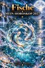 „Fische, MEIN HOROSKOP 2027, Elias Baum“. Zwei Fische schwimmen im Kreis in einer fantasievollen, traumhaften Meereslandschaft.