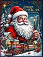 Sarah M Mitchell: Vintage Christmas Coloring Book for Adults Relaxation, Buch