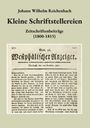 Johann Wilhelm Reichenbach: Kleine Schriftstellereien, Buch