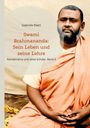Buchtitel: "Swami Brahmananda: Sein Leben und seine Lehre" von Gabriele Ebert. Bild eines Mannes in orangefarbener Robe.