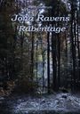 „Jona Ravens Rabentage“ über Waldszene mit Raben. Text: „Zwischen Traum und Zeit“. 