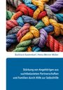 "Stärkung von Angehörigen aus suchtbelasteten Partnerschaften und Familien durch Hilfe zur Selbsthilfe." Bunte Seile fest verflochten.