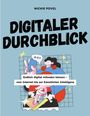„Endlich digital mitreden können – vom Internet bis zur Künstlichen Intelligenz“; bunte Illustration einer Person mit Handy.