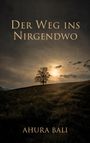 "Der Weg ins Nirgendwo" und "Ahura Bali". Eine Landschaft mit einem einsamen Baum vor einem Sonnenuntergang.