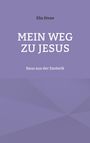 Text: "Elia Stone, MEIN WEG ZU JESUS, Raus aus der Esoterik." Lila Hintergrund, minimalistisches Design.
