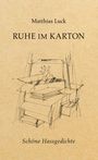 Matthias Luck: Ruhe im Karton, Buch