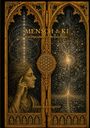 "MENSCH & KI: Ein Diptychon des Bewusstseins. Erwin Bratengeyer." Goldene, verzierte Diptychon-Illustration mit menschlicher Figur links.