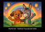 Kevin Heber: Wuff & Huf - Festliche Freundschaft 2026 Fotokalender DIN A3, KAL