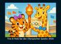 Kevin Heber: Tina & Nala bei den Olympischen Spielen 2026 Fotokalender DIN A4, KAL