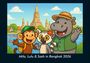 Kevin Heber: Milo, Lulu & Sash in Bangkok 2026 Fotokalender DIN A5, KAL