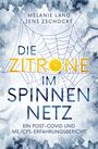 „Die Zitrone im Spinnennetz“; Autoren: Melanie Lang, Jens Zschocke. Ein Netz mit einer Zitronenscheibe als Illustration.