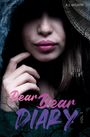 Text: "Dear Dean Diary", "A.J. Wilson", "Edition Zerafin", "Vol. 1". 

Eine Frau mit Kapuze und pinkem Lippenstift.