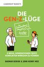 Titeltext: "DIE GEN-Z-LÜGE". Illustration eines älteren Mannes und eines Jugendlichen im Gespräch.