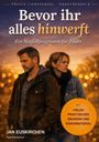Oben Text: "Bevor ihr alles hinwerft". Zwei Menschen stehen getrennt, beide wirken nachdenklich und traurig.