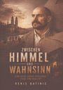 „Zwischen Himmel und Wahnsinn“ von Denis Batinic. Ein Mann vor historischer Stadt und spielenden Fußballern.