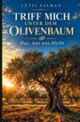„Lütfi Salman - Triff mich unter dem Olivenbaum – Das, was uns bleibt”. Ein Olivenbaum im Sonnenuntergang.