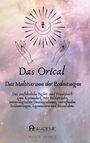 "Das Orical", "Das Multiversum der Bedeutungen" und mehr Text. Handzeichnung mit Mondsichel und Ankh-Symbol.