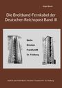 Titel: "Die Breitband-Fernkabel der Deutschen Reichspost Band III". Zwei hohe Gebäude, links Berlin, rechts Gr. Feldberg.