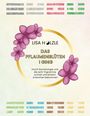 "LISA HOLZLE, DAS PFLAUMENBLÜTEN I GING. Durch Numerologie und die acht Trigramme schnell und einfach Antworten bekommen." Blütenillustration.