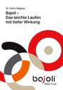 Text: Dr. Doris Wagner. Bajoli – Das leichte Laufen mit tiefer Wirkung. Logo „bajoli“, steps to joy. Kreise in Rot, Schwarz, Grau.