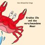 Text: "Vera Wiesenthal-Stage" und "Krabbe Ole und das verschwundene Meer". Illustration einer roten Krabbe.