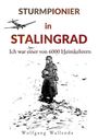 "STURMPIONIER in STALINGRAD. Ich war einer von 6000 Heimkehrern. Wolfgang Wallenda." Illustratives Bild von Soldat im Schnee.
