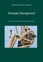 Text: "Ralf Brickau, Maximilian Strangemann. Strategic Management. Classic tools in practice - explained briefly and simply." Darunter ein Seil und Flaschenzug.
