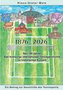 Text: "1876 - 2026, Seit 150 Jahren Bad Homburgs internationale Tennisgeschichte im historischen Kurpark." Illustration mit Stadtansicht.
