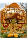Titel: "Abenteuer auf dem Lummerhof", Untertitel: "Zok und der verschwundene Zauberhut". Illustration: Goblin mit Hut, Hühner.
