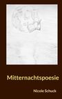 "Mitternachtspoesie" und "Nicole Schuck" stehen vor einem gezeichneten Mond, Buch und Feder.