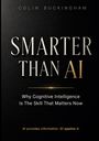 Ein Buchcover mit dem Titel: "Smarter Than AI". Untertitel: "Why Cognitive Intelligence Is The Skill That Matters Now".