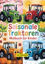 Lina Falkenberg: Saisonale Traktoren Malbuch für Kinder, Buch