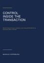 "CONTROL INSIDE THE TRANSACTION" steht groß in Weiß auf Dunkelblau, darunter kleinere Texte und "MARKUS HORNBURG".