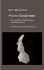 Ralf Häntzschel, "Meine Gedanken", darunter eine Skulptur mit langem Kopfprofil auf braunem Hintergrund.