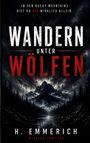 „In den Rocky Mountains bist du nie wirklich allein. Wandern unter Wölfen“, H. Emmerich. Berglandschaft bei Nacht, bedrohlich.