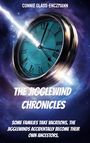 „CONNIE GLASS-ENCZMANN. THE JIGGLEWIND CHRONICLES. Some families take vacations... become their own ancestors.“ Eine Uhr im Raum.