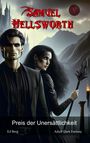 "Preis der Unersättlichkeit", "Samuel Ellsworth", "Ed Berg", "Adult Dark Fantasy". Zwei dunkle, mystische Figuren vor Burg.