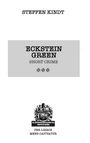 Steffen Kindt: Eckstein Green, Buch